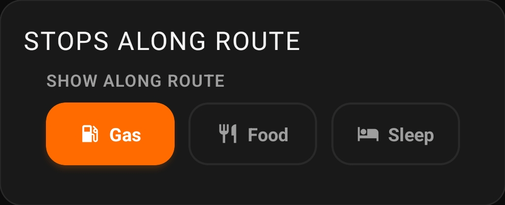 Smart POI search UI